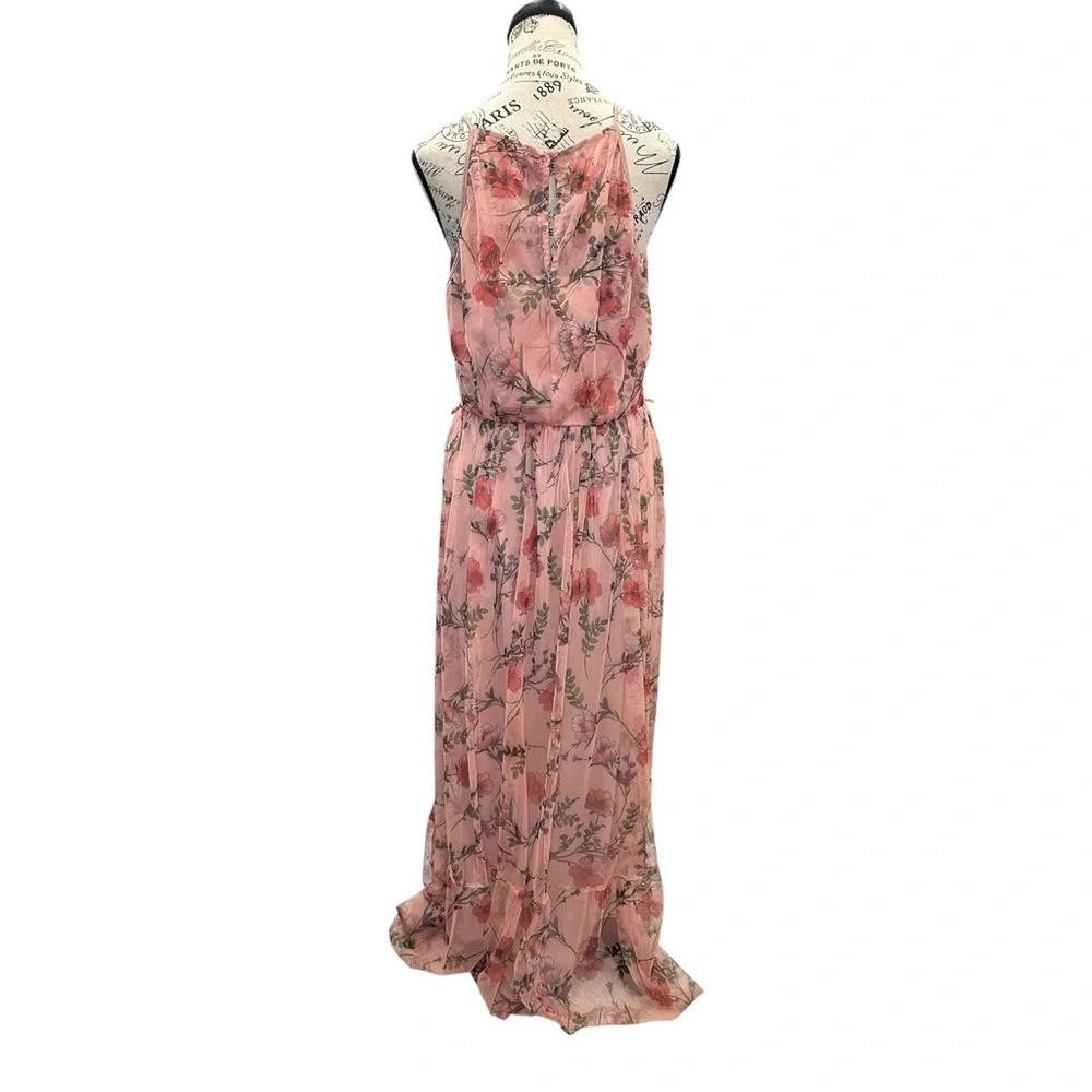 Lovely Grace Floral Halter Maxi Dress - Picture 4 of 8